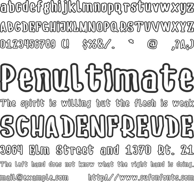 Lenka Krajniak font preview