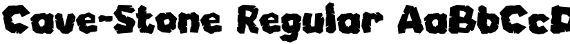 Cave-Stone Regular font