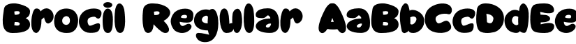 Brocil Regular font