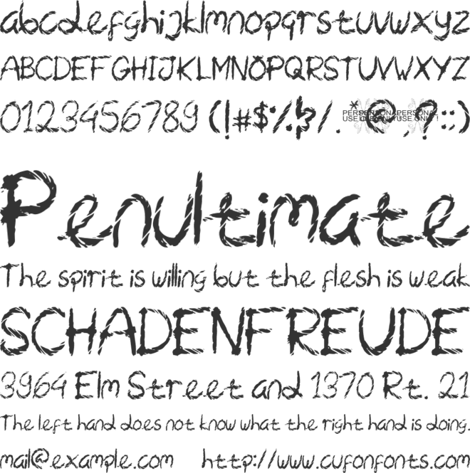 Cowboy Rope font preview