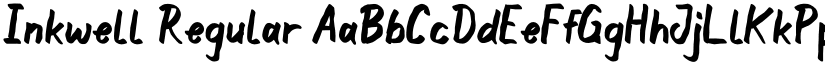 Inkwell Regular font