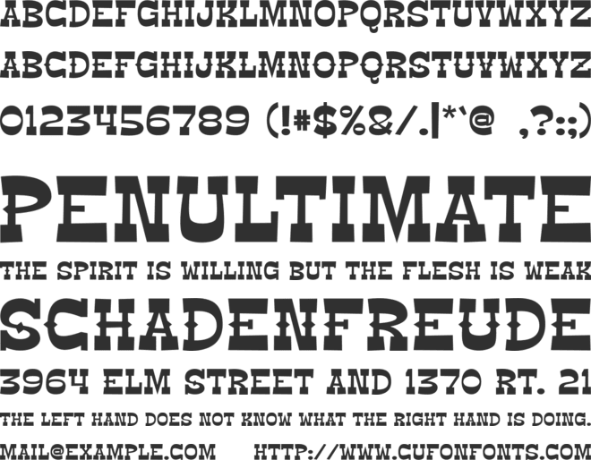 Hilly The Kids font preview