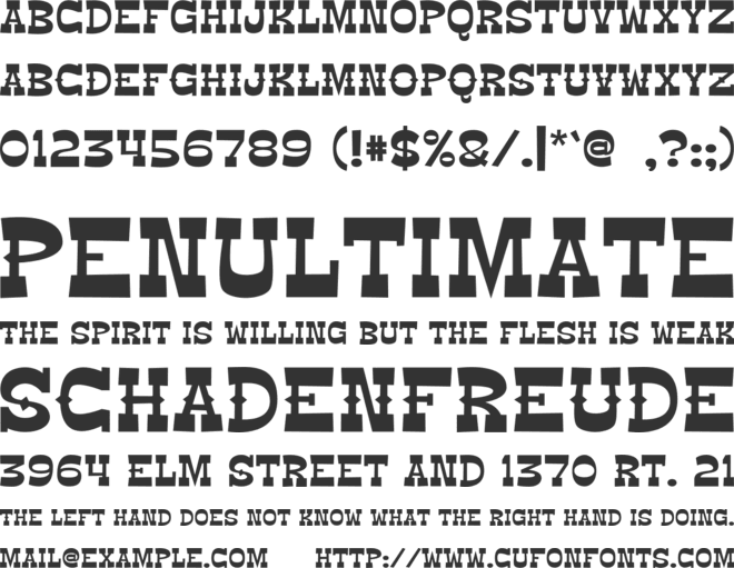 Hilly The Kids font preview