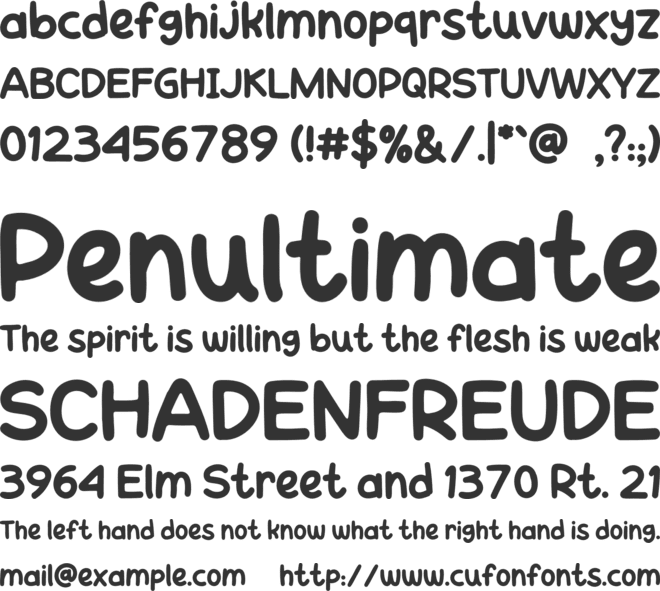 Pathagonia font preview