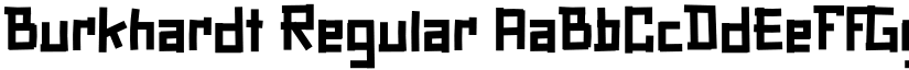 Burkhardt Regular font