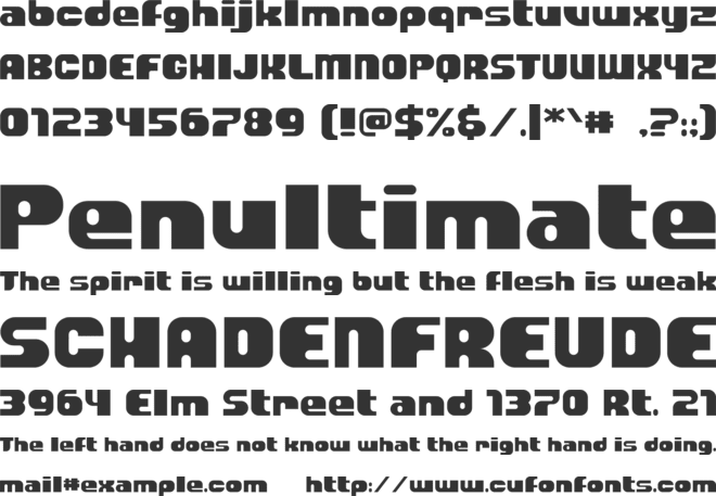 Blockmod font preview