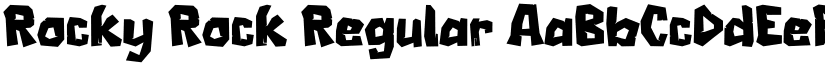 Rocky Rock Regular font
