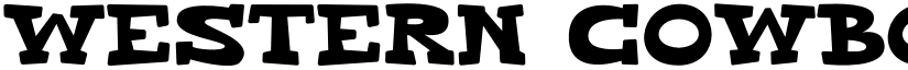 Western Cowboy Regular font