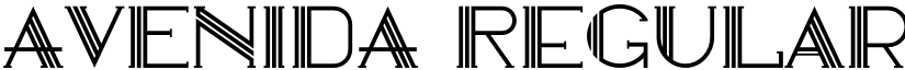 AVENIDA Regular font