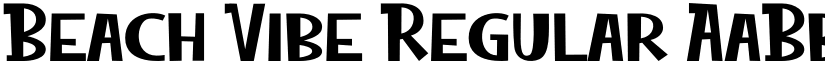 Beach Vibe Regular font