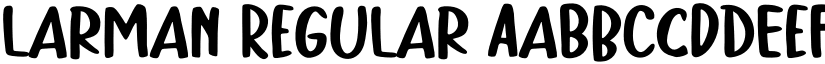 Larman Regular font
