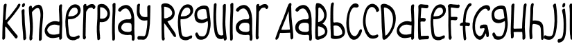Kinderplay Regular font