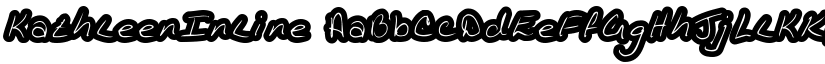 KathleenInline font