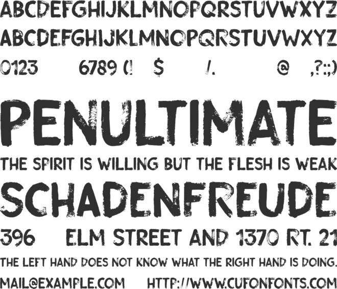 Gobsmacked DEMO font preview