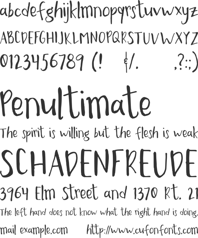 Croisanct DEMO font preview