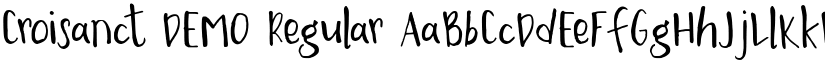 Croisanct DEMO Regular font