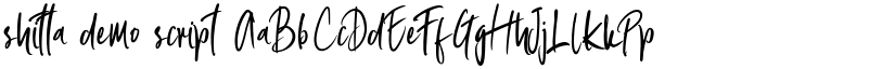 shitta demo font download