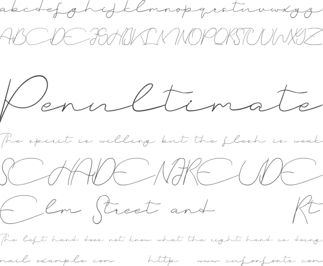 Good Smells Demo font preview