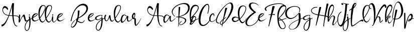 Anjellie Regular font