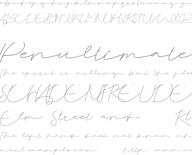 Matchmaking Demo font preview