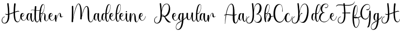Heather Madeleine Regular font