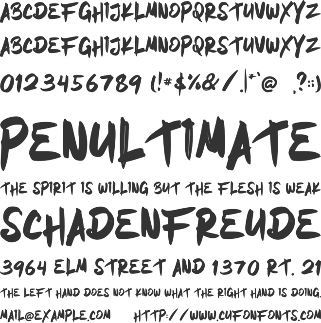 Tamagoyaki font preview