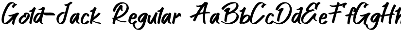 Gold-Jack Regular font