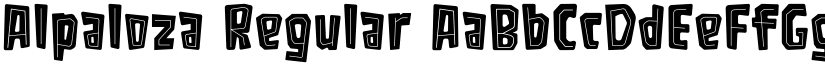 Alpaloza Regular font