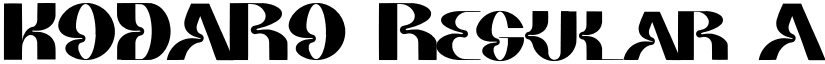 KODARO font download