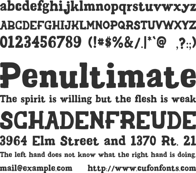 Wildest-Land font preview