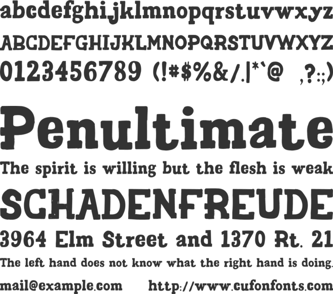 Wildest-Land font preview