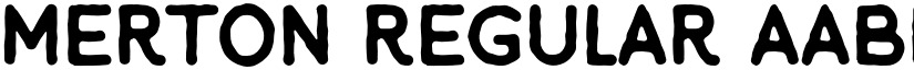 Merton Regular font