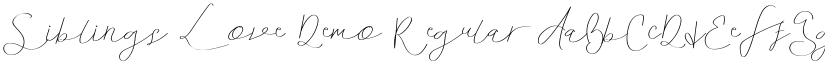 Siblings Love Demo font download