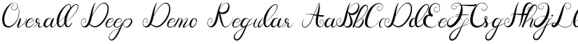 Overall Deep Demo font download