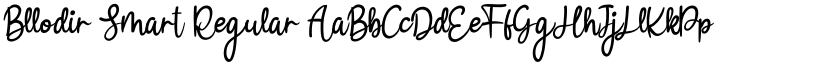 Bllodir Smart Regular font