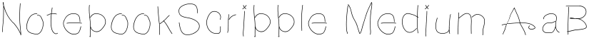 NotebookScribble font download