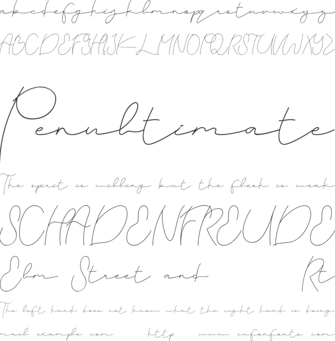 Only Friend Demo font preview