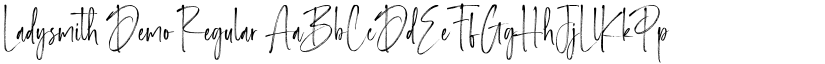 Ladysmith Demo font download