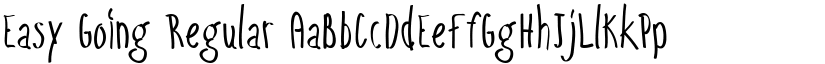 Easy Going Regular font