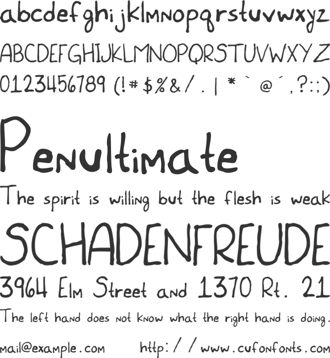 Meet the Submarine font preview
