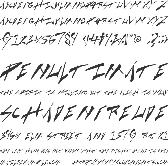 Cock Boat font preview