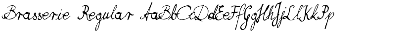 Brasserie font download