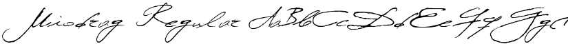 Miodrag Regular font