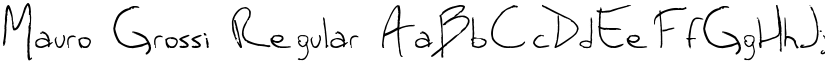Mauro Grossi font download