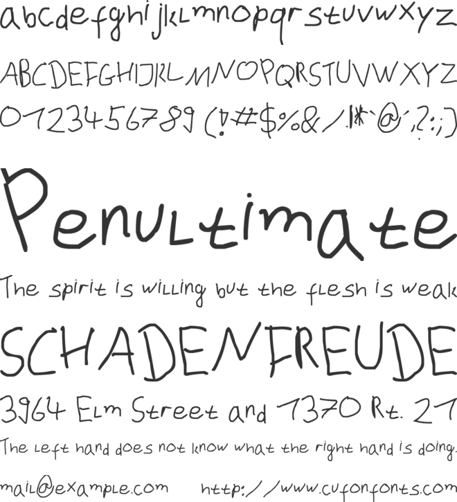 dustinhofont_beta font preview