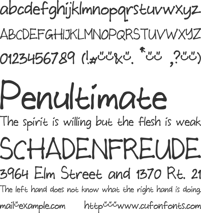 MTF Wulan font preview