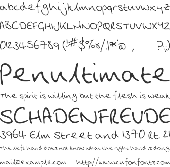 MTF Jude font preview