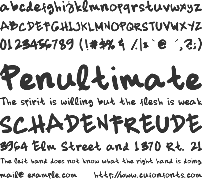 dickhop font preview