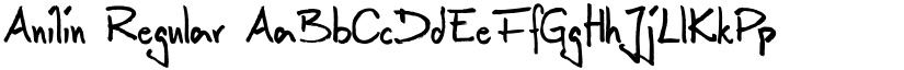 Anilin font download