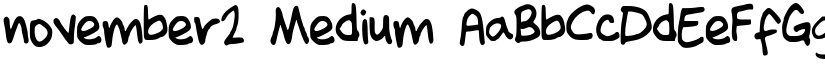 november2 Medium font